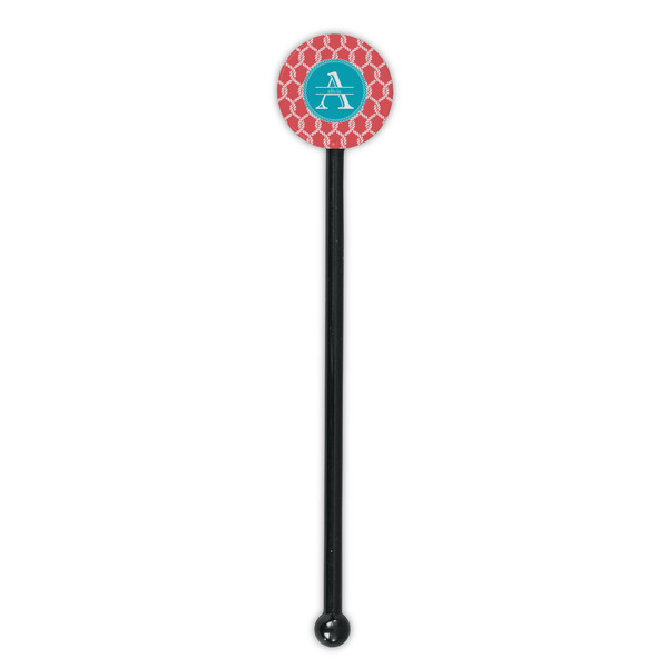 Linked Rope Black Plastic 5.5" Stir Stick - Round - Single Stick