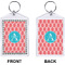 Linked Rope Bling Keychain (Front + Back)