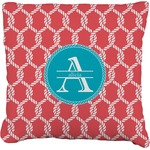 Linked Rope Faux-Linen Throw Pillow 18" (Personalized)