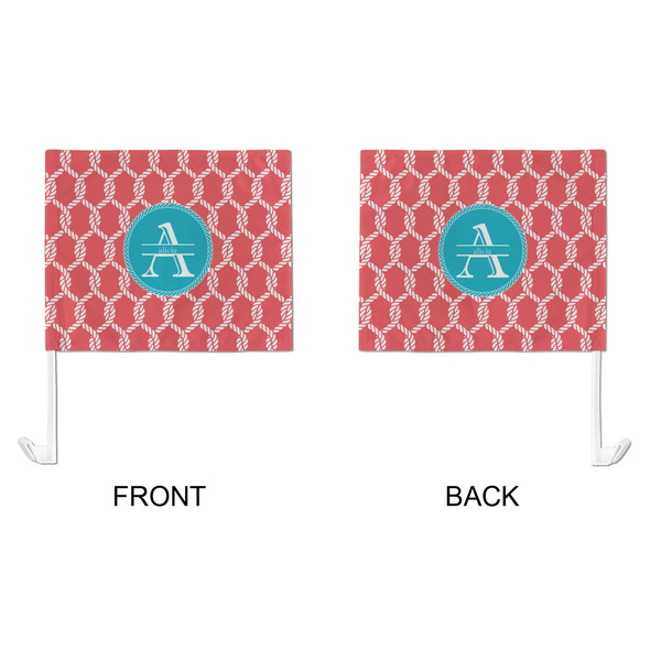 Linked Rope Car Flag - Large - APPROVAL