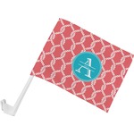 Linked Rope Car Flag - Small w/ Name and Initial