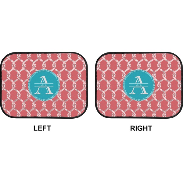 Linked Rope Car Floor Mats (Back Seat) (Approval)