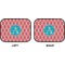 Linked Rope Car Floor Mats (Back Seat) (Approval)