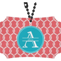 Linked Rope Rear View Mirror Ornament (Personalized)