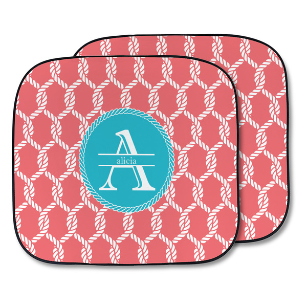 Custom Linked Rope Car Sun Shade - Two Piece (Personalized)