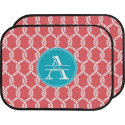 Linked Rope Car Floor Mats (Back Seat) (Personalized)