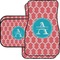 Linked Rope Car Floor Mats Set - 2 Front & 2 Back (Personalized)