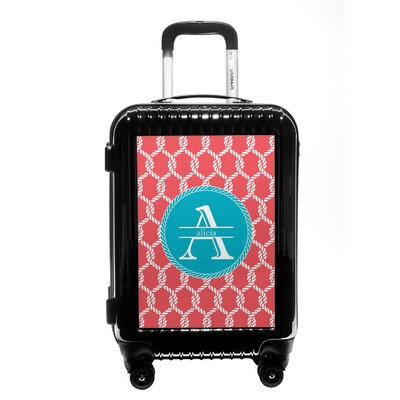 Linked Rope Carry On Hard Shell Suitcase (Personalized)