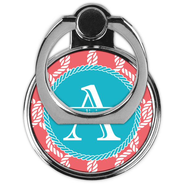 Linked Rope Cell Phone Ring Stand & Holder - Front (Collapsed)