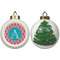 Linked Rope Ceramic Christmas Ornament - X-Mas Tree (APPROVAL)
