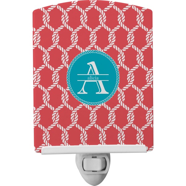 Custom Linked Rope Ceramic Night Light (Personalized)