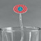 Linked Rope Clear Plastic 7" Stir Stick - Oval - Main