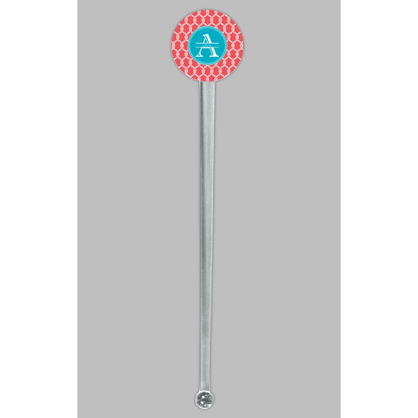 Linked Rope Clear Plastic 7" Stir Stick - Round - Single Stick