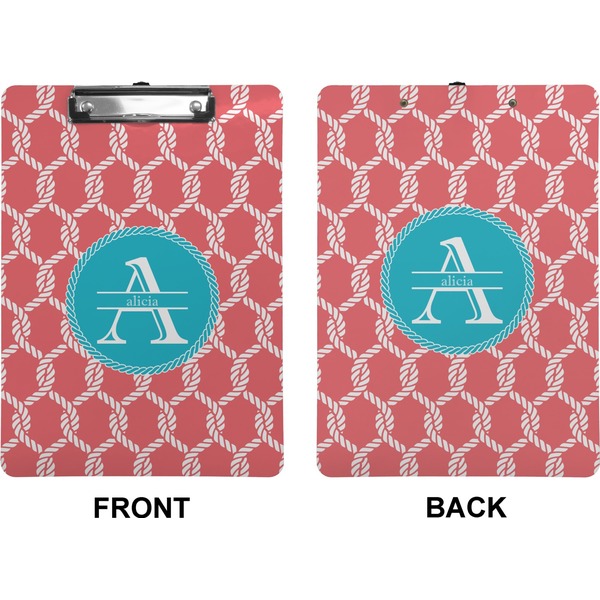 Linked Rope Clipboard (Letter) (Front + Back)