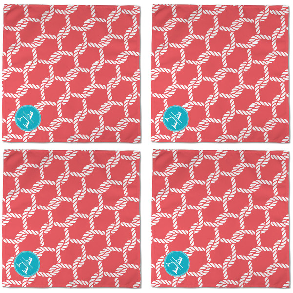 Linked Rope Cloth Napkins - Personalized Dinner (APPROVAL) Set of 4