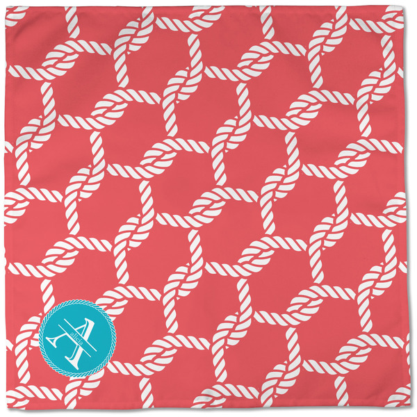 Linked Rope Cloth Napkins - Personalized Dinner (Full Open)