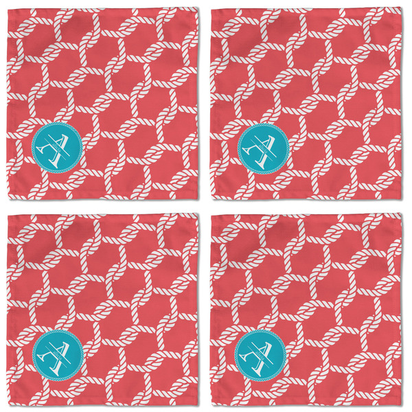 Linked Rope Cloth Napkins - Personalized Lunch (APPROVAL) Set of 4