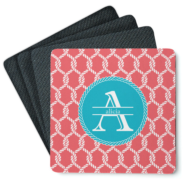 Linked Rope Coaster Rubber Back - Main