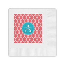 Linked Rope Coined Cocktail Napkins (Personalized)