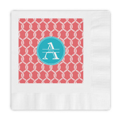 Linked Rope Embossed Decorative Napkins (Personalized)