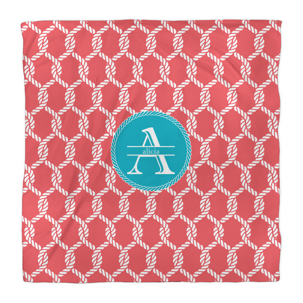 Linked Rope Comforter - Queen - Front