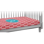 Linked Rope Crib Fitted Sheet (Personalized)