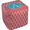 Linked Rope Cube Poof Ottoman (Bottom)