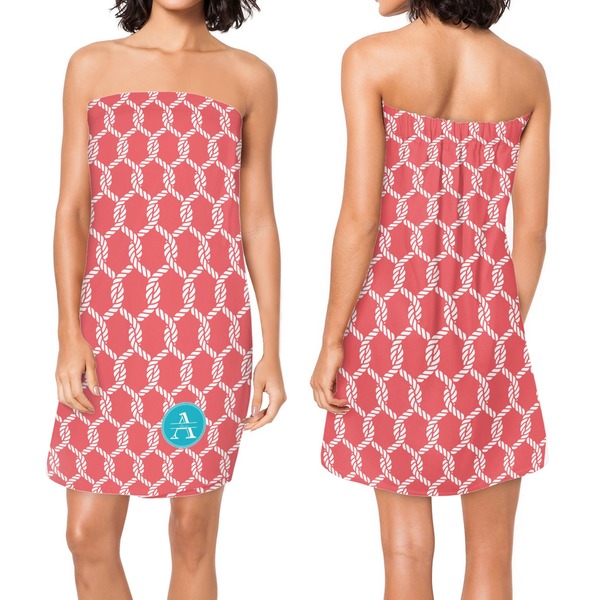 Linked Rope Custom Bath Wrap - Front & Back View