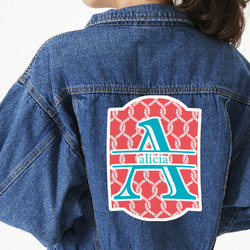 Linked Rope Twill Iron On Patch - Custom Shape - 3XL (Personalized)