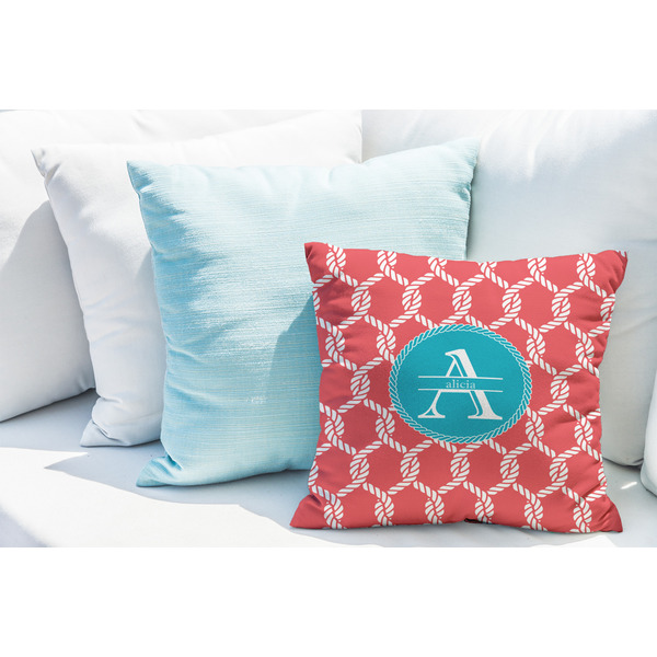 Linked Rope Decorative Pillow Case - LIFESTYLE 2