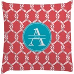 Linked Rope Decorative Pillow Case (Personalized)