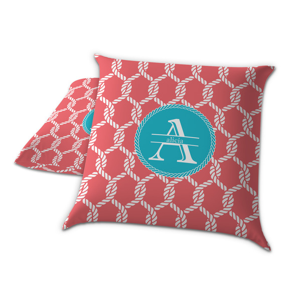 Linked Rope Decorative Pillow Case - TWO