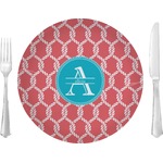 Linked Rope 10" Glass Lunch / Dinner Plates - Single or Set (Personalized)