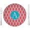 Linked Rope 10" Glass Lunch / Dinner Plates - Single or Set (Personalized)
