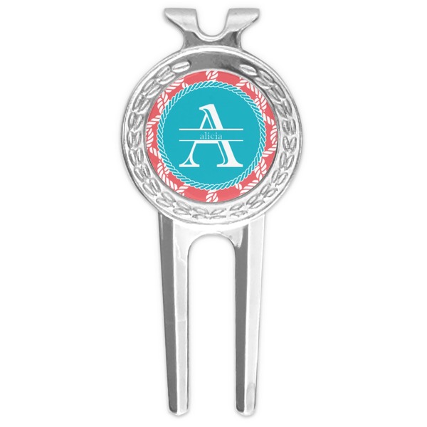Custom Linked Rope Golf Divot Tool & Ball Marker (Personalized)