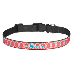 Linked Rope Dog Collar - Medium (Personalized)