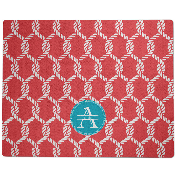 Linked Rope Dog Food Mat - Large without Bowls