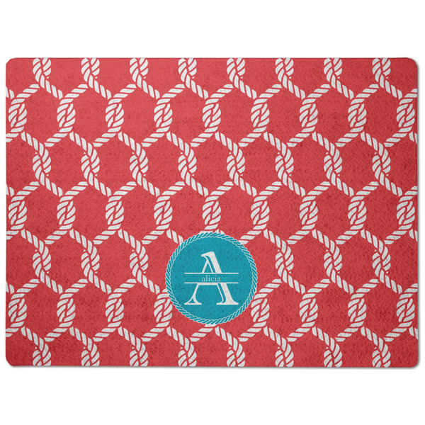 Linked Rope Dog Food Mat - Medium without bowls