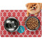 Linked Rope Dog Food Mat - Small LIFESTYLE
