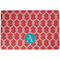 Linked Rope Dog Food Mat w/ Name and Initial