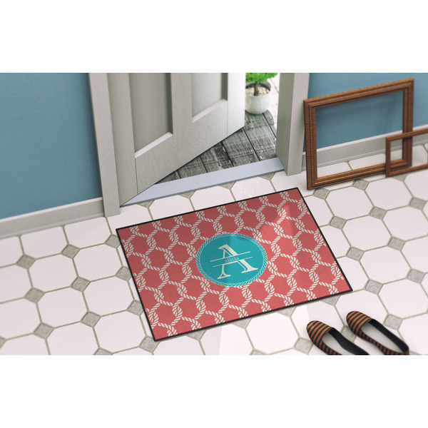 Linked Rope Door Mat Lifestyle