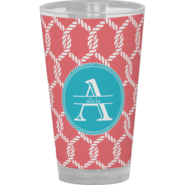 Custom Linked Rope Pint Glass - Full Color (Personalized)