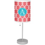 Linked Rope 7" Drum Lamp with Shade Linen (Personalized)