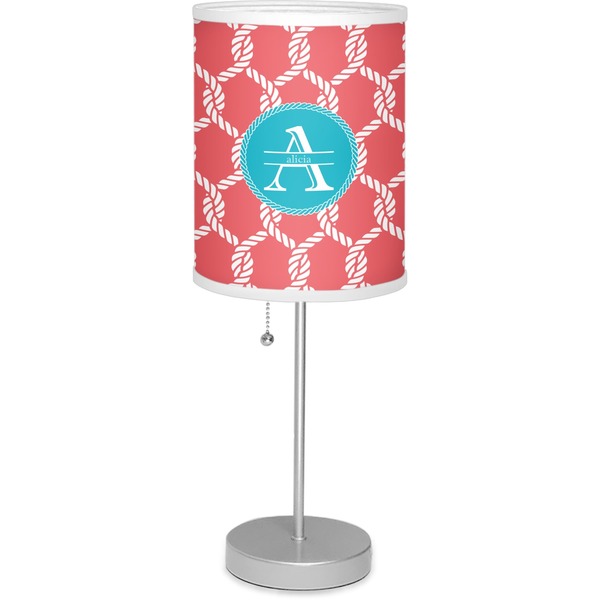 Custom Linked Rope Lamp with Drum Shade (Personalized)