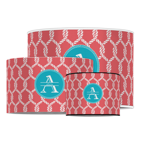 Linked Rope Drum Lampshades - MAIN