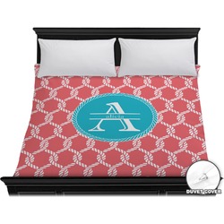 Linked Rope Duvet Cover - King (Personalized)