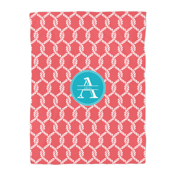 Linked Rope Duvet Cover - Twin - Front