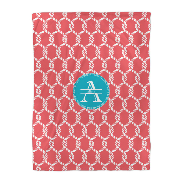 Linked Rope Duvet Cover - Twin XL - Front