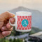 Linked Rope Espresso Cup - 3oz LIFESTYLE (new hand)