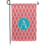 Linked Rope Small Garden Flag - Single Sided w/ Name and Initial